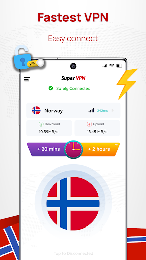 Norway VPN: Get Norway IP Zrzut ekranu 0