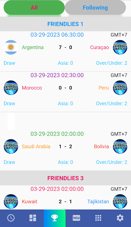 Friendly Matches 2024 Ảnh chụp màn hình 1