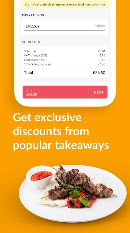 Foodhub - Online Takeaways Ảnh chụp màn hình 2