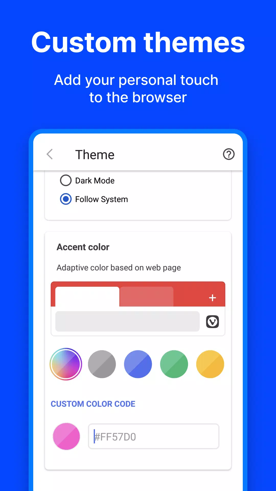 Vivaldi Browser–Schnell&Sicher Screenshot 3