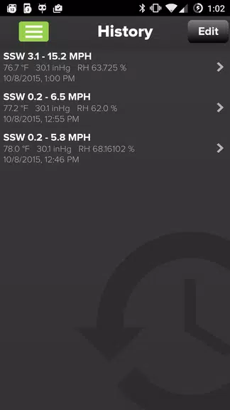 Wind & Weather Meter ဖန်သားပြင်ဓာတ်ပုံ 3