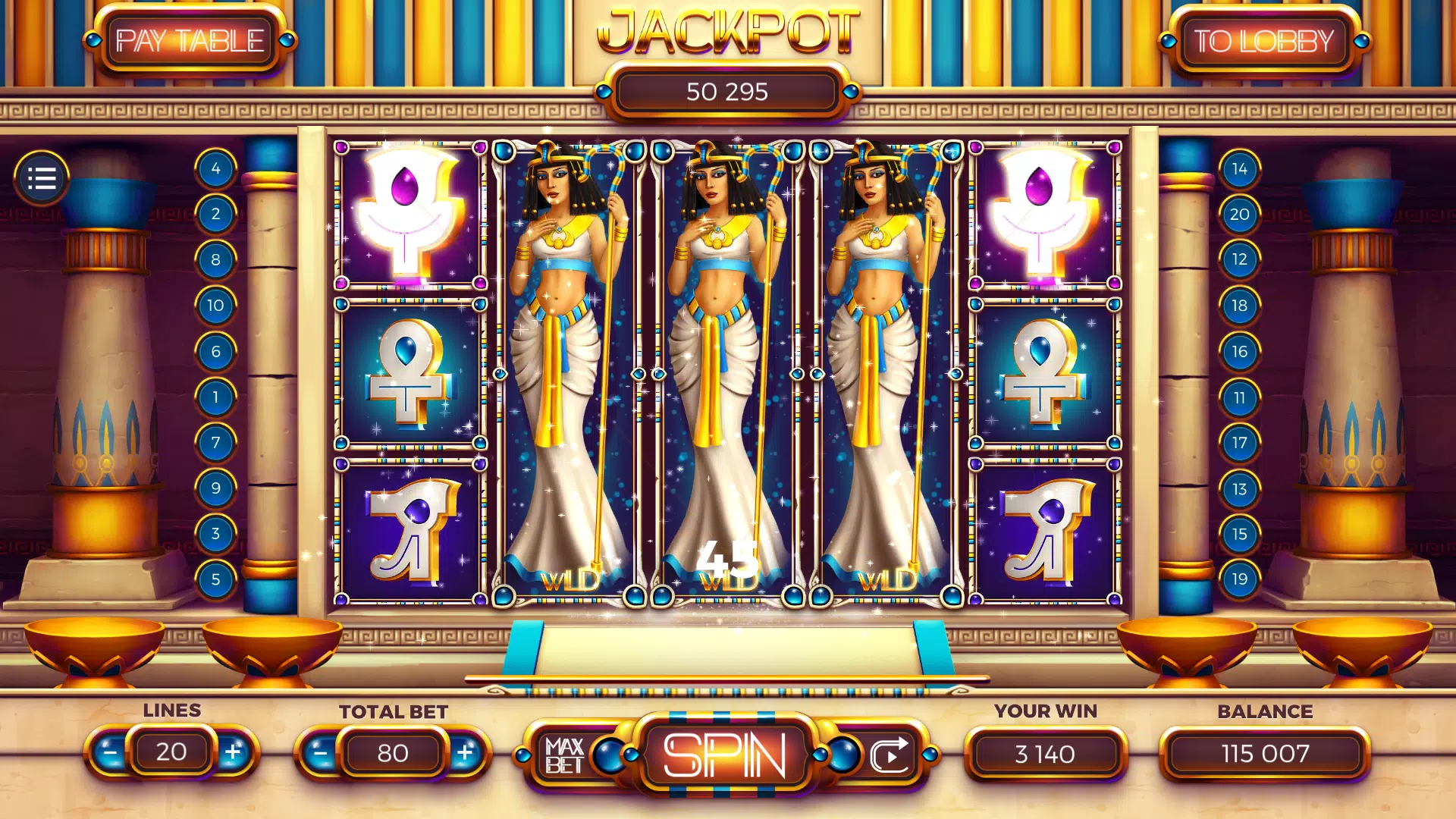 Gold Voyage Slots casino games Screenshot 2