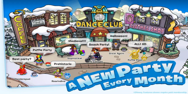 Club Penguin Schermafbeelding 2