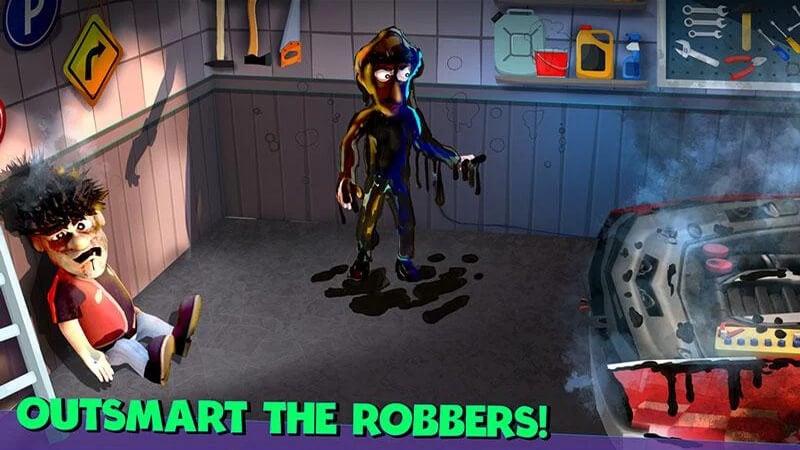 Scary Robber Home Clash Скриншот 2