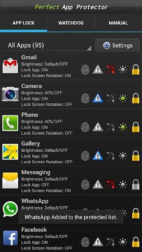 Perfect AppLock(App Protector) স্ক্রিনশট 1