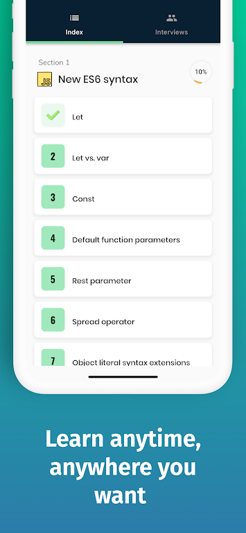 Schermata Learn Node.js Coding - NodeDev 3