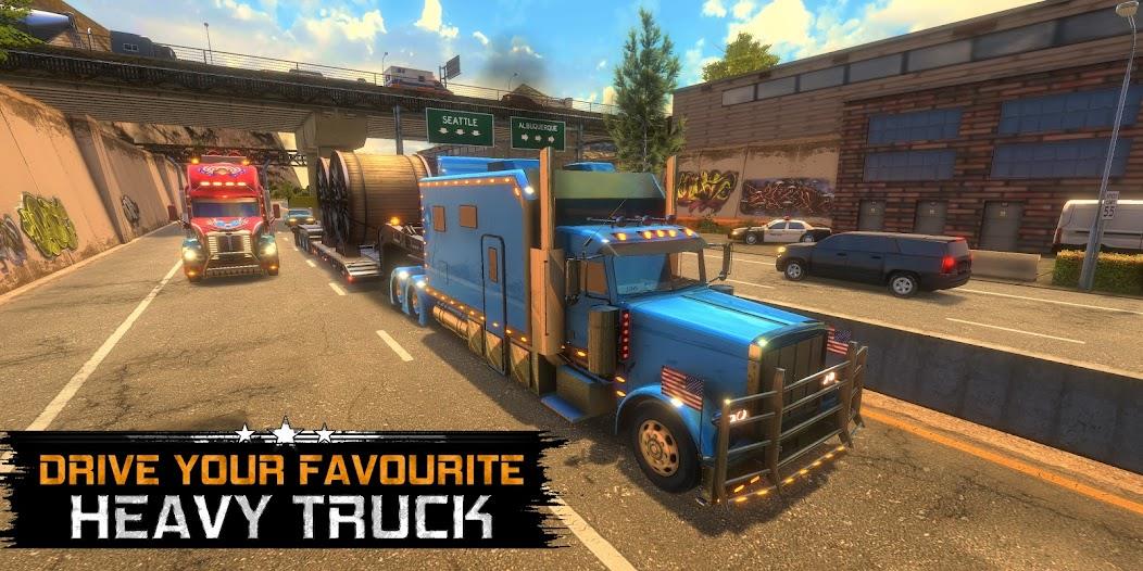 Truck Simulator USA Revolution Mod Capture d'écran 0