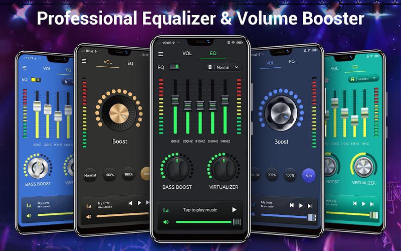 Equalizer & Bass Booster,Music স্ক্রিনশট 0