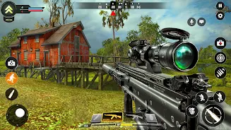 Offline Sniper Simulator Game ภาพหน้าจอ 0