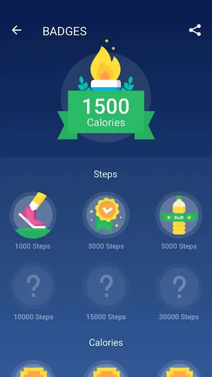 Pedometer Tangkapan skrin 3