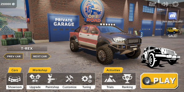 Off Road 4x4 Driving Simulator Schermafbeelding 1