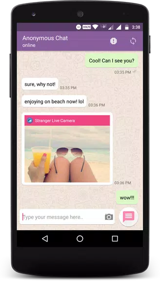 Anonymous Chat & Date for Stranger Ảnh chụp màn hình 2