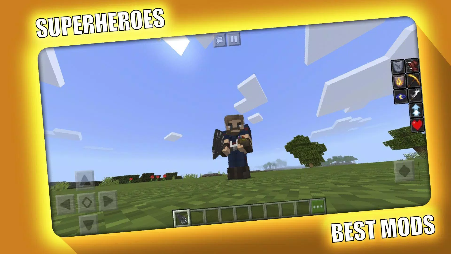 Superheroes Mod for Minecraft ภาพหน้าจอ 2