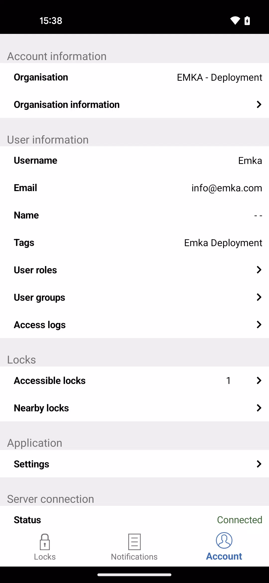 EMKA Smart Access Key Screenshot 2