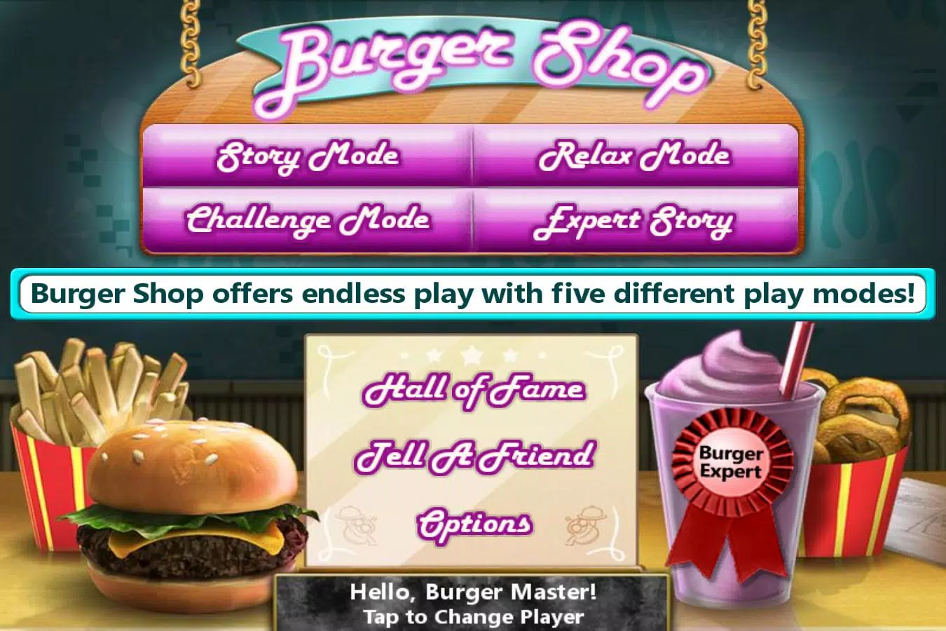 Burger Shop Captura de pantalla 1