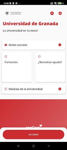 UGR App Universidad de Granada Schermafbeelding 0