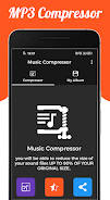 Audio : MP3 Compressor स्क्रीनशॉट 0