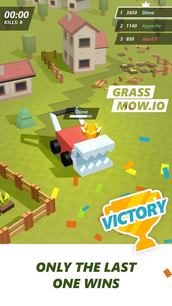 Grass mow.io - survive Capture d'écran 2