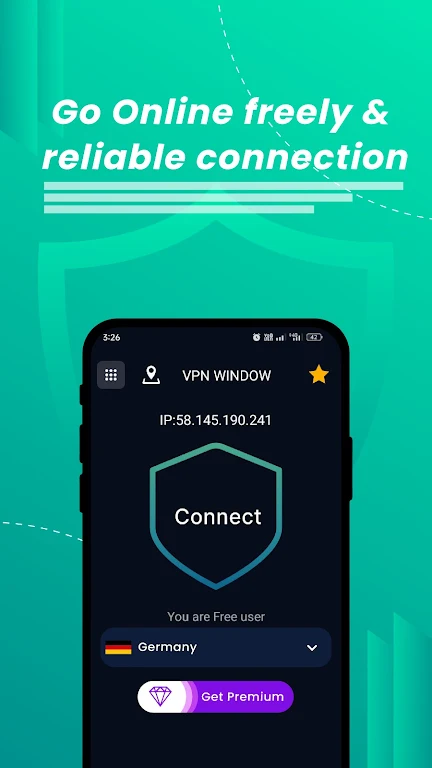 VPN Window- Super Internet VPN ဖန်သားပြင်ဓာတ်ပုံ 0