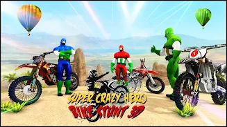 Bike Games Stunts: Spider Hero应用截图第3张