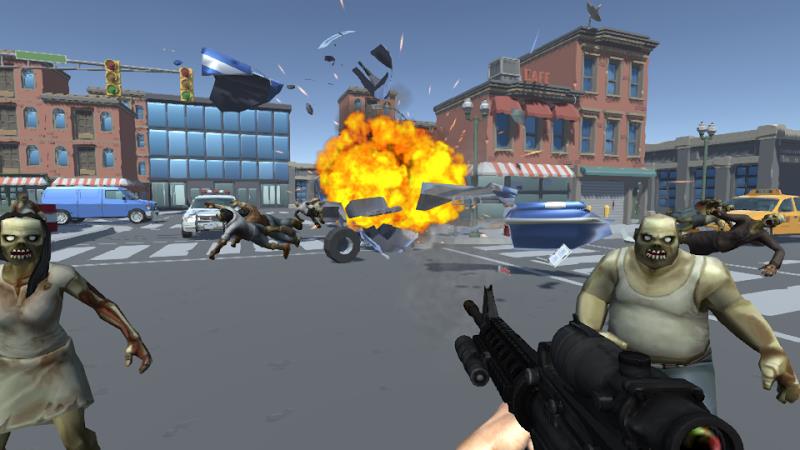 Zombie Shooting 3D Offline ภาพหน้าจอ 0