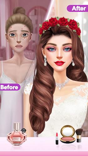 Wedding Dress up Girls Games ဖန်သားပြင်ဓာတ်ပုံ 1