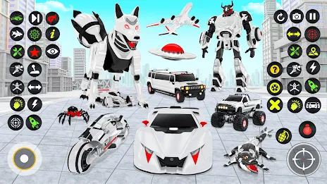 Fox Robot Transform Bike Game Zrzut ekranu 1