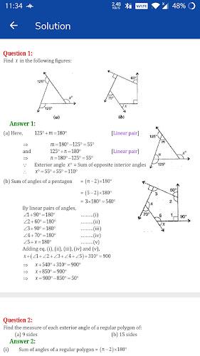 Class 8 Maths Solution NCERT 螢幕截圖 2