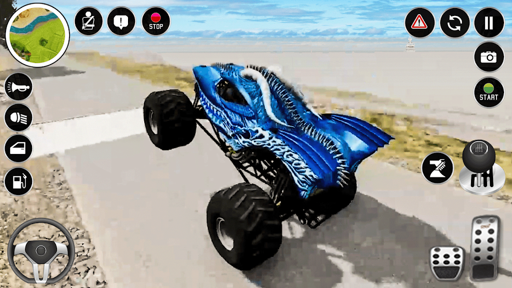 Schermata Real Monster Truck Game 3D 3