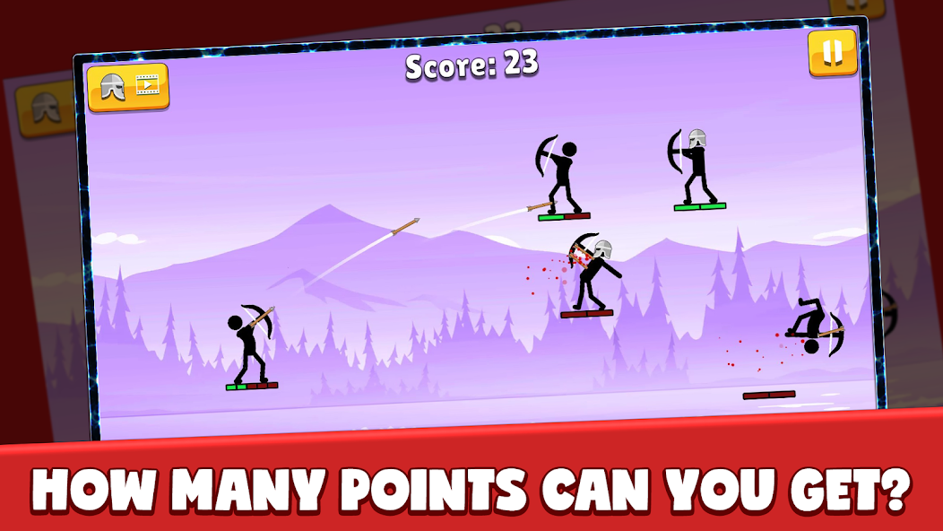 Sticks Archer : Arrow Master Mod Zrzut ekranu 3