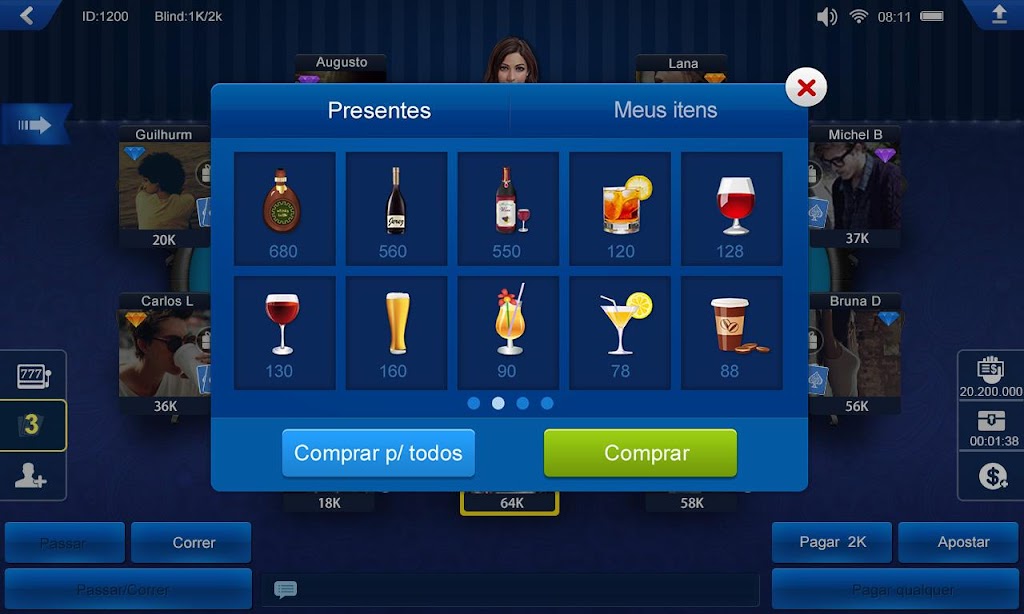Poker Brasil HD Tangkapan skrin 2