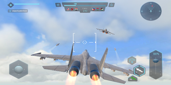 Sky Warriors: Airplane Games ภาพหน้าจอ 0
