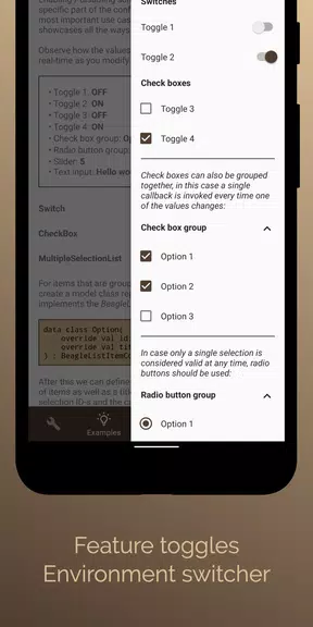 Beagle - Debug menu demo Schermafbeelding 3