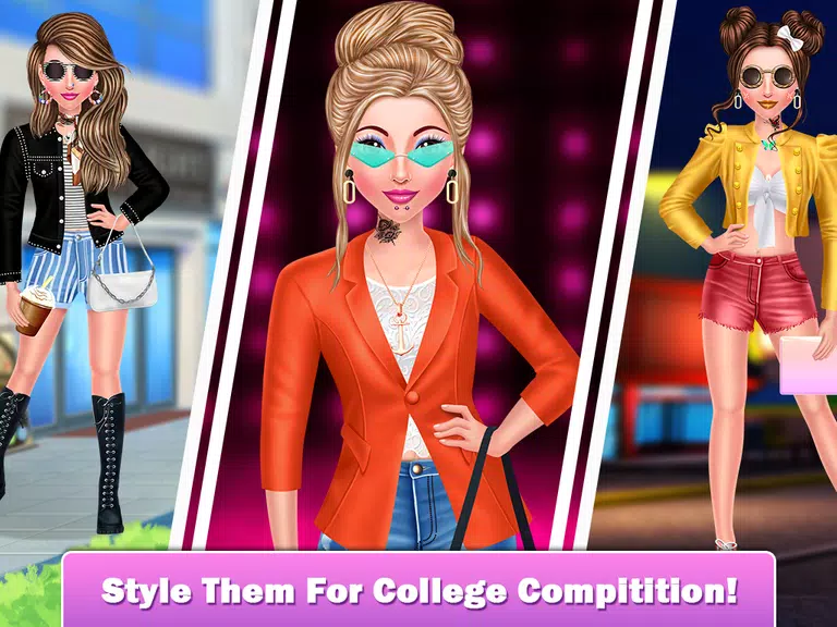 Fashion Makeup: Dress Up Girls Captura de pantalla 3