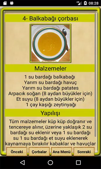 Bebekler İçin Yemek Tarifleri 螢幕截圖 2
