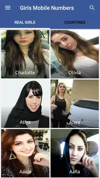 Real Girls Mobile Numbers Ekran Görüntüsü 2