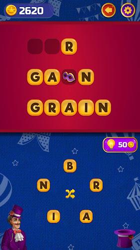 Circus Words: Magic Puzzle Ảnh chụp màn hình 3