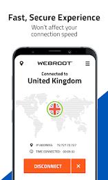 Webroot WiFi Security VPN Ekran Görüntüsü 2