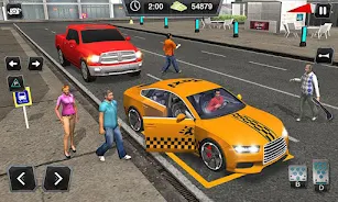 Taxi Driver Cab Car Driving 3D স্ক্রিনশট 3