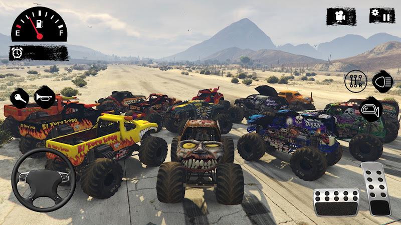 Hillock Monster Truck Driving Captura de pantalla 2