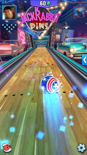 Bowling Crew — 3D bowling game Mod ဖန်သားပြင်ဓာတ်ပုံ 3