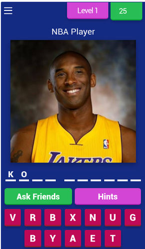 Guess The Basketball Player - NBA Quiz Screenshot 0