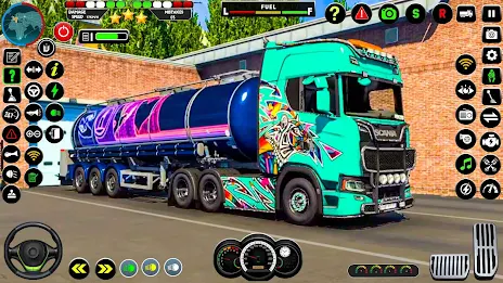 US Oil Tanker Truck Drive Sim Ekran Görüntüsü 0