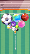 Super Ball: Shoot & Merge ဖန်သားပြင်ဓာတ်ပုံ 1