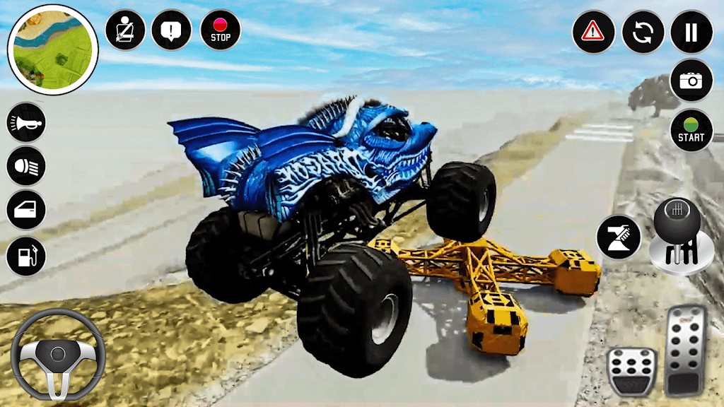 Real Monster Truck Game 3D Capture d'écran 2