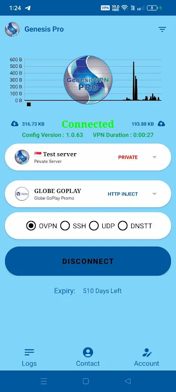 Genesis VPN Pro Ảnh chụp màn hình 2