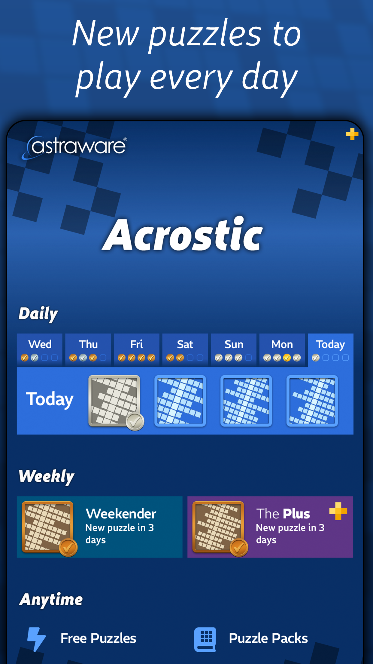 Astraware Acrostic スクリーンショット 3