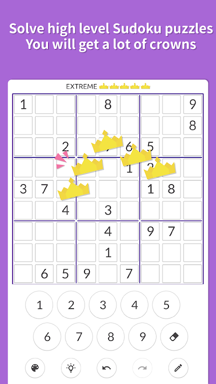 Sudoku Kingdom - Sudoku puzzle ဖန်သားပြင်ဓာတ်ပုံ 1