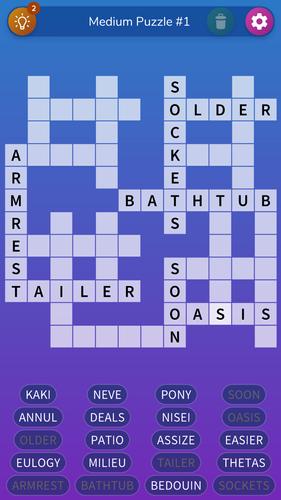 Fill-in Crosswords Unlimited スクリーンショット 1