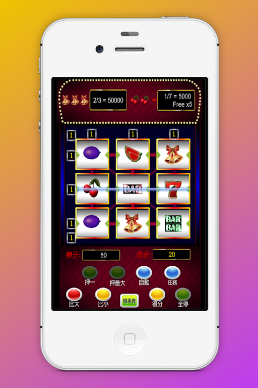 Fruit plate: 777 Slot Machine, 螢幕截圖 1